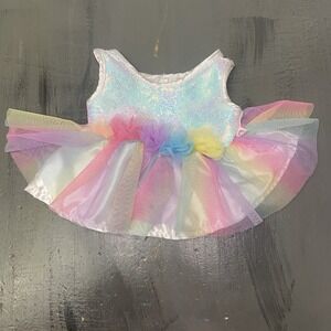 Build A Bear Dress Light Up Rainbow Beary Fairy Friends Clothing